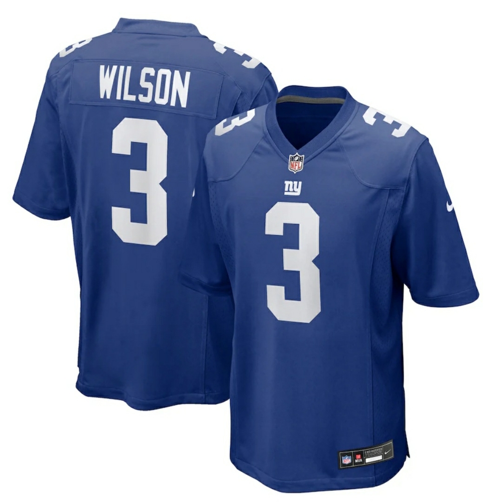 NFL Blue Men's Jersey with White Details